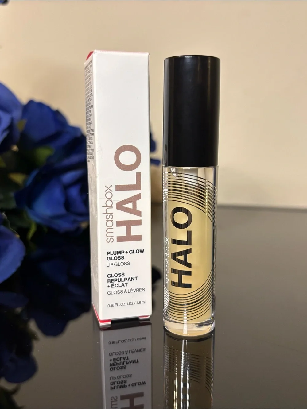 NWT Smashbox Halo Plump + Glow Lip Gloss - Beam - size 4.6ml